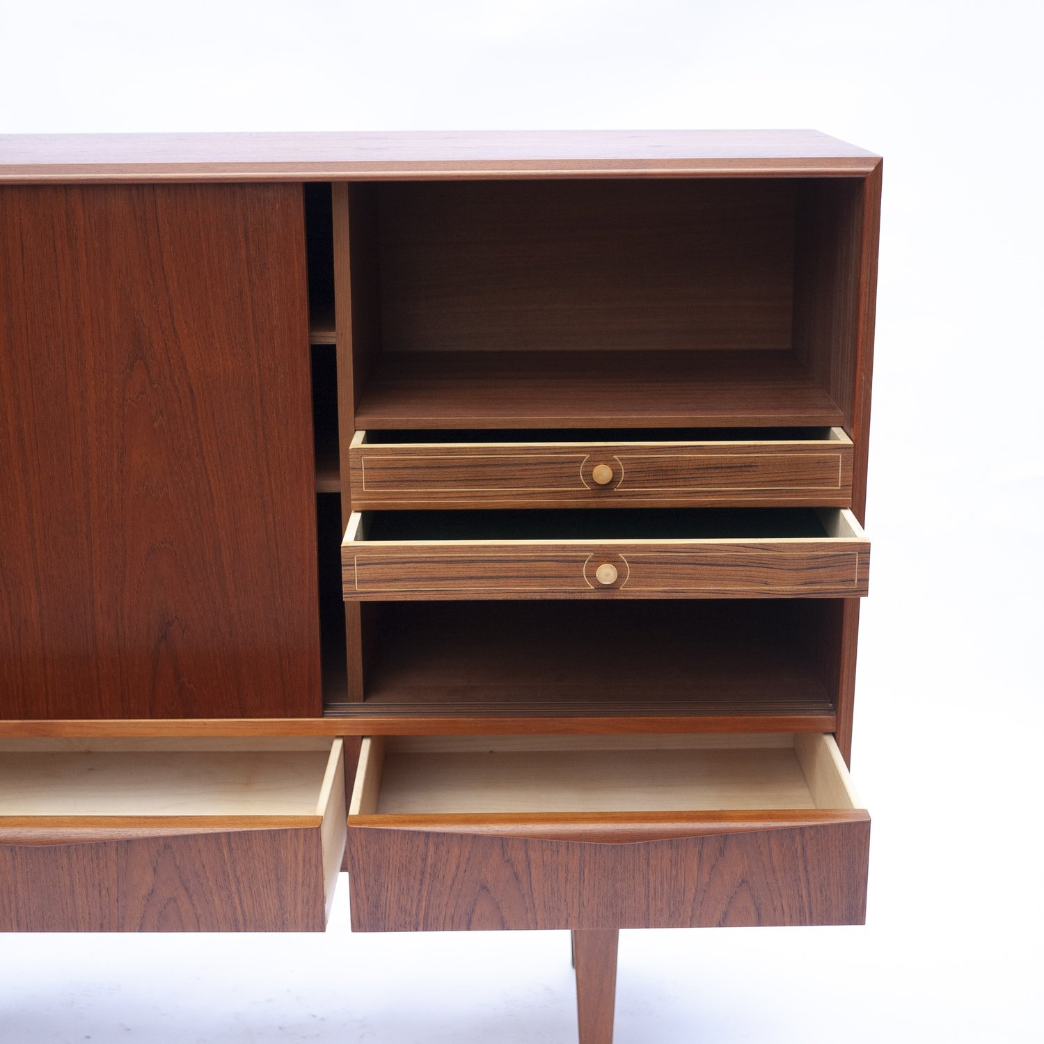 Danish Teak Sideboard By E W Bach For Sejling Skabe, 1960s