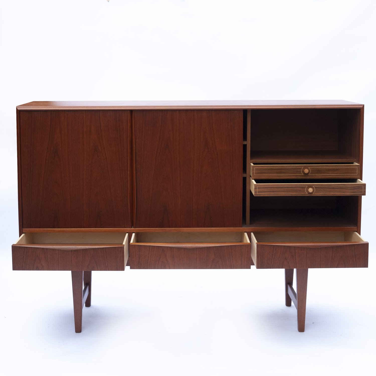 Danish Teak Sideboard By E W Bach For Sejling Skabe, 1960s