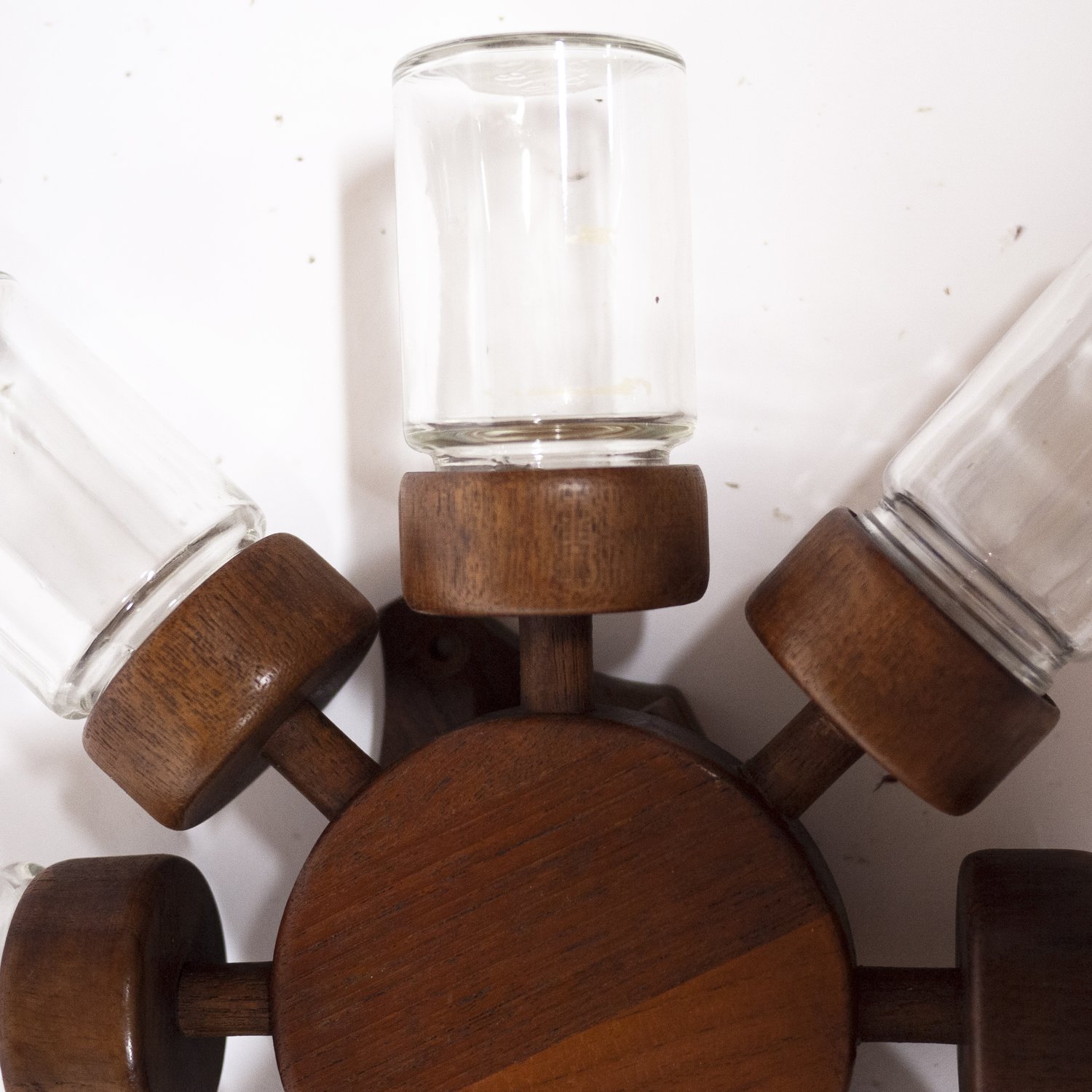 Teak Danish 8 Spice Wheel/ Rack By Digsmed Denmark, 1960s