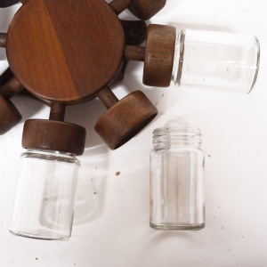 Teak Danish 8 Spice Wheel/ Rack By Digsmed Denmark, 1960s