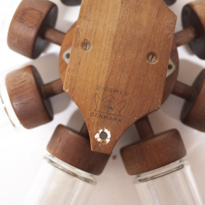 Teak Danish 8 Spice Wheel/ Rack By Digsmed Denmark, 1960s