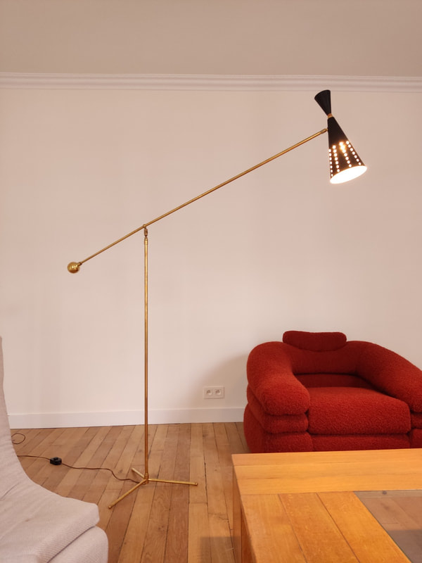Italian Diabolo Floor Lamp