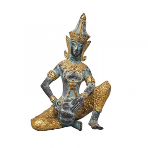 1940s Gorgeous Oriental Decorative Statue. Thai Deity.