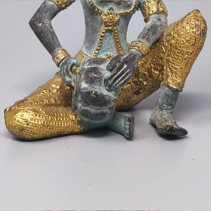 1940s Gorgeous Oriental Decorative Statue. Thai Deity.