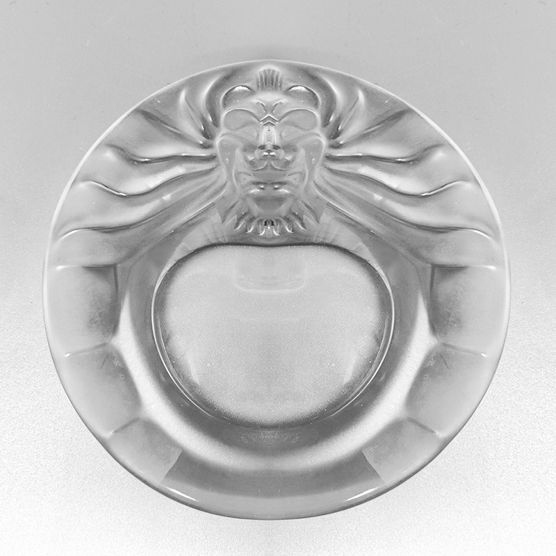 1970s Smoking Set by Lalique. Signed on The Bottom. Made in France