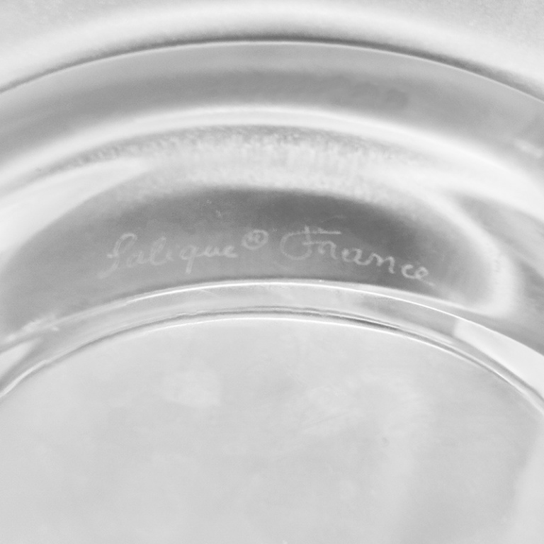1970s Smoking Set by Lalique. Signed on The Bottom. Made in France - Image 14