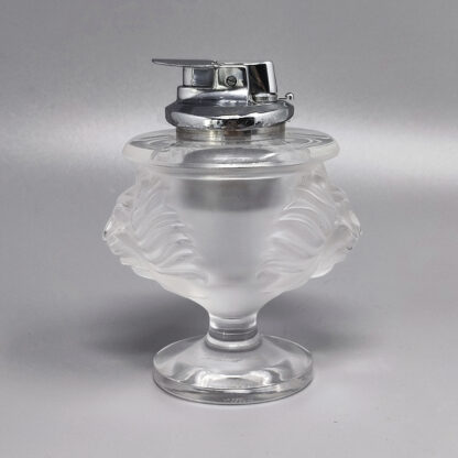 1970s Smoking Set by Lalique. Signed on The Bottom. Made in France - Image 4