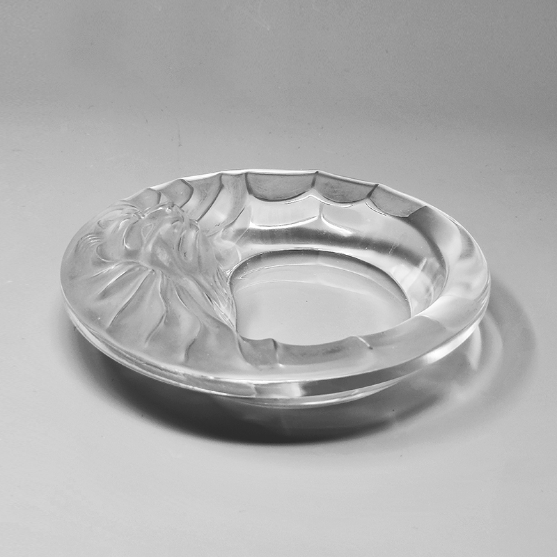 1970s Smoking Set by Lalique. Signed on The Bottom. Made in France