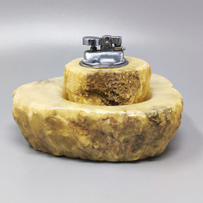 1960s Stunning Alabaster Smoking Set by Romano Bianchi - Image 3