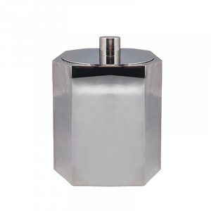 1970s Octagonal Ice Bucket by Marengo in Metal. Made in Italy