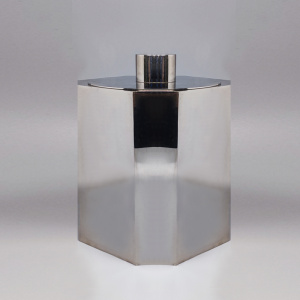 1970s Octagonal Ice Bucket by Marengo in Metal. Made in Italy