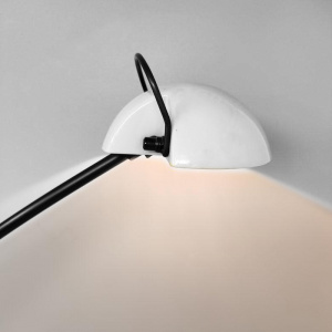 1970s Stunning White Table Lamp "Alina" by Valenti with Box. Made in Italy