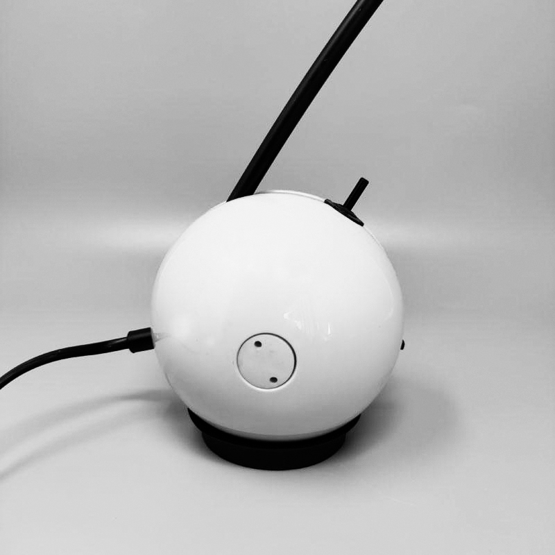 1970s Stunning White Table Lamp "Alina" by Valenti with Box. Made in Italy