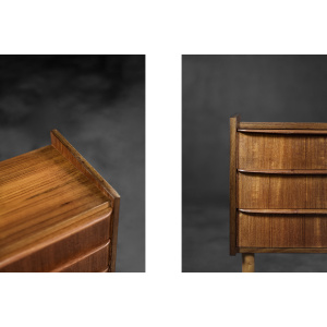 Classic Vintage Mid-Century Scandinavian Danish Modern Teak Chest of Drawers, 1960s