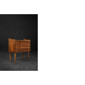 Classic Vintage Mid-Century Scandinavian Danish Modern Teak Chest of Drawers, 1960s