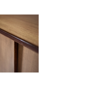 Classic Vintage Mid-Century Danish Scandinavian Modern Mahogany Sideboard with Drawers, 1970s