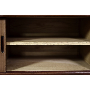 Classic Vintage Mid-Century Danish Scandinavian Modern Mahogany Sideboard with Drawers, 1970s