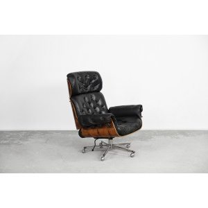 Swiss Modern Leather; Bent Wood Lounge Chair by Martin Stoll for Stoll Giroflex, 1960s