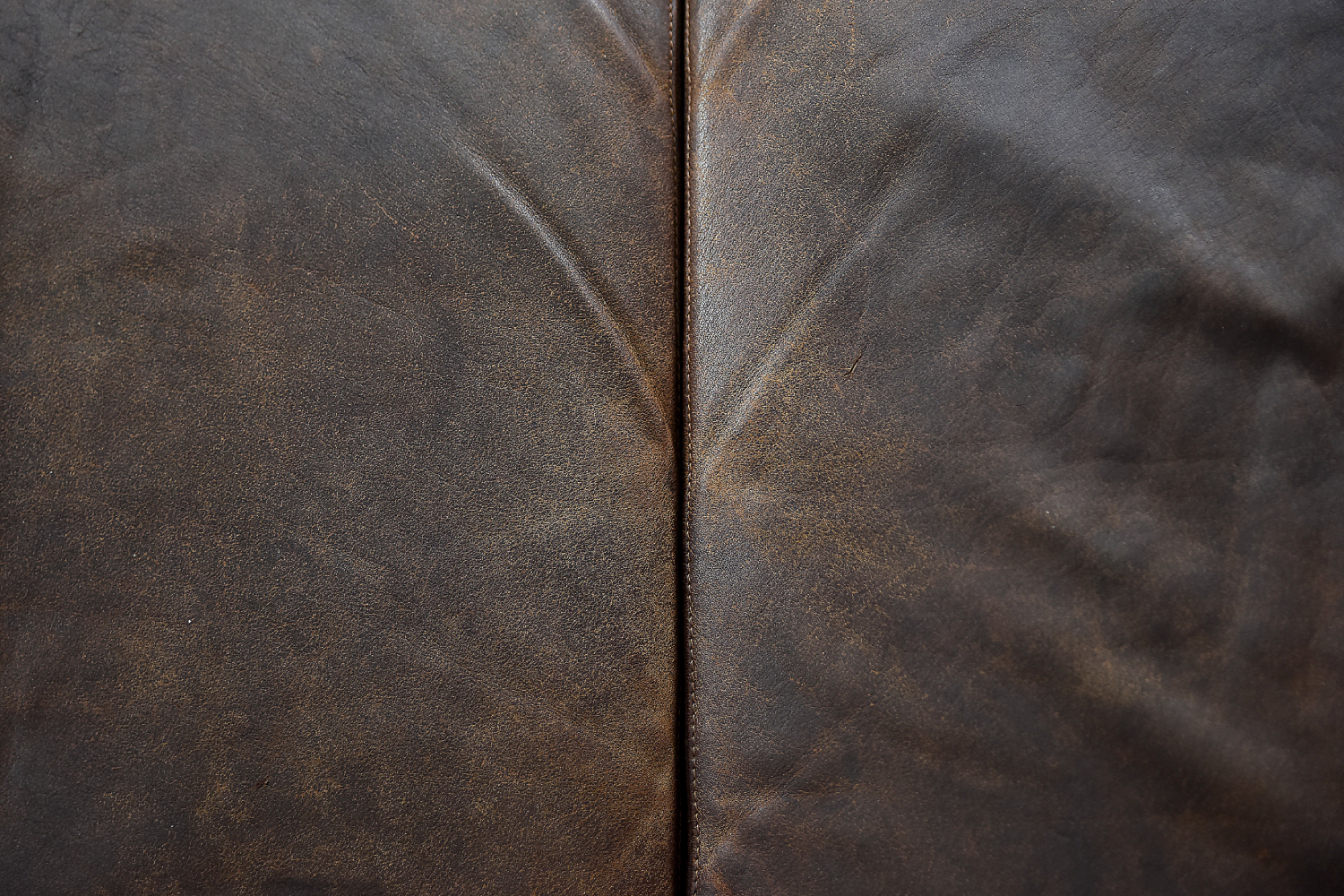 Rare Vintage Mid-Century Scandinavian Modern 2-Seater Brown Leather Sofa 3330 by Arne Vodder for Fritz Hansen, 1960s