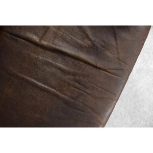 Rare Vintage Mid-Century Scandinavian Modern 2-Seater Brown Leather Sofa 3330 by Arne Vodder for Fritz Hansen, 1960s