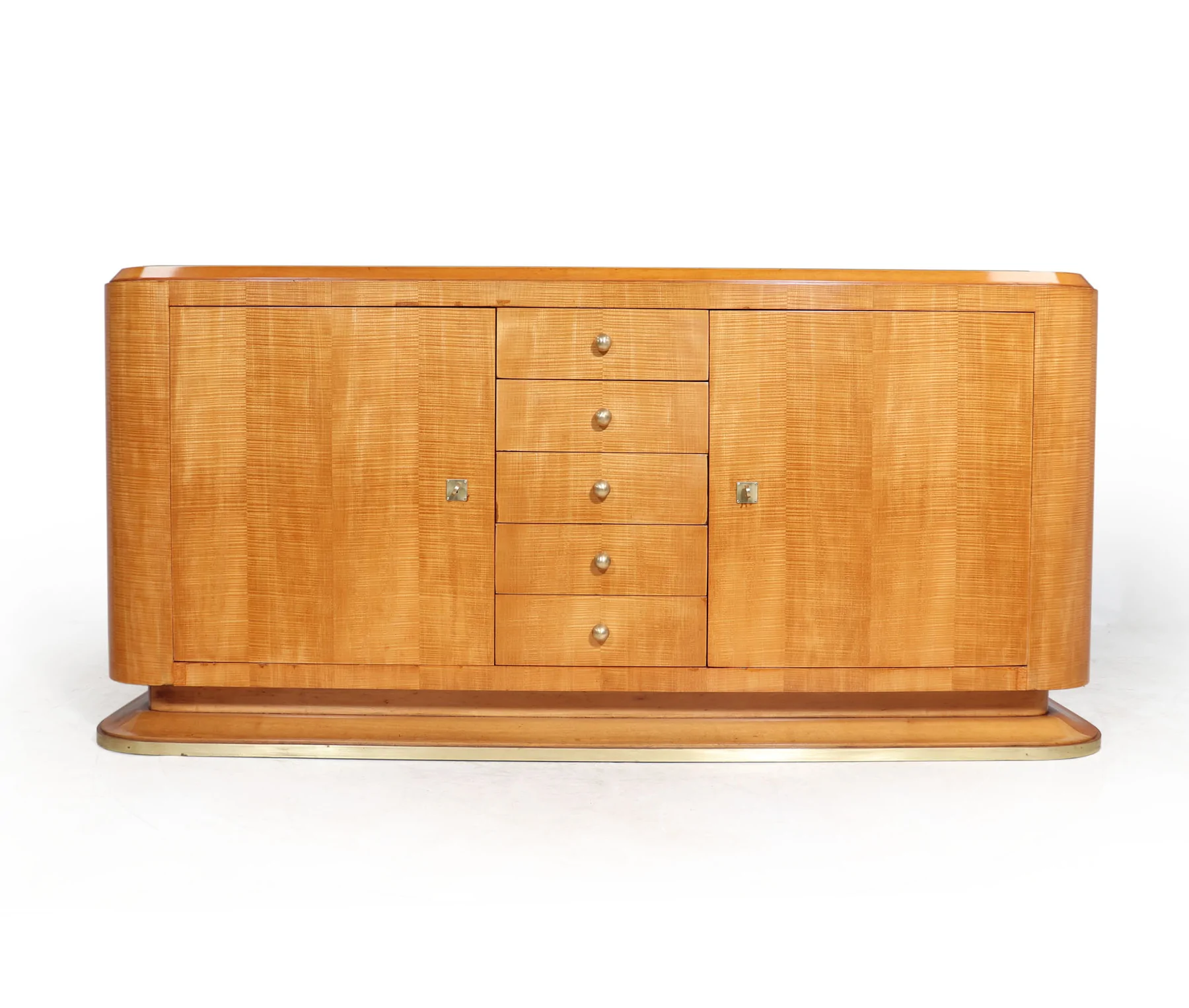 Elegant French Art Deco Sideboard In Sycamore