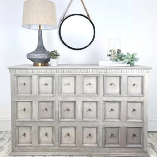 Grey Multi Drawer Unit