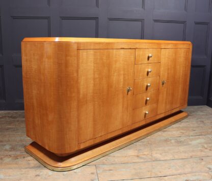 Elegant French Art Deco Sideboard In Sycamore - Image 9