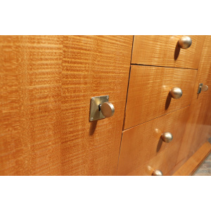 Elegant French Art Deco Sideboard In Sycamore