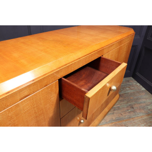 Elegant French Art Deco Sideboard In Sycamore