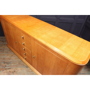 Elegant French Art Deco Sideboard In Sycamore