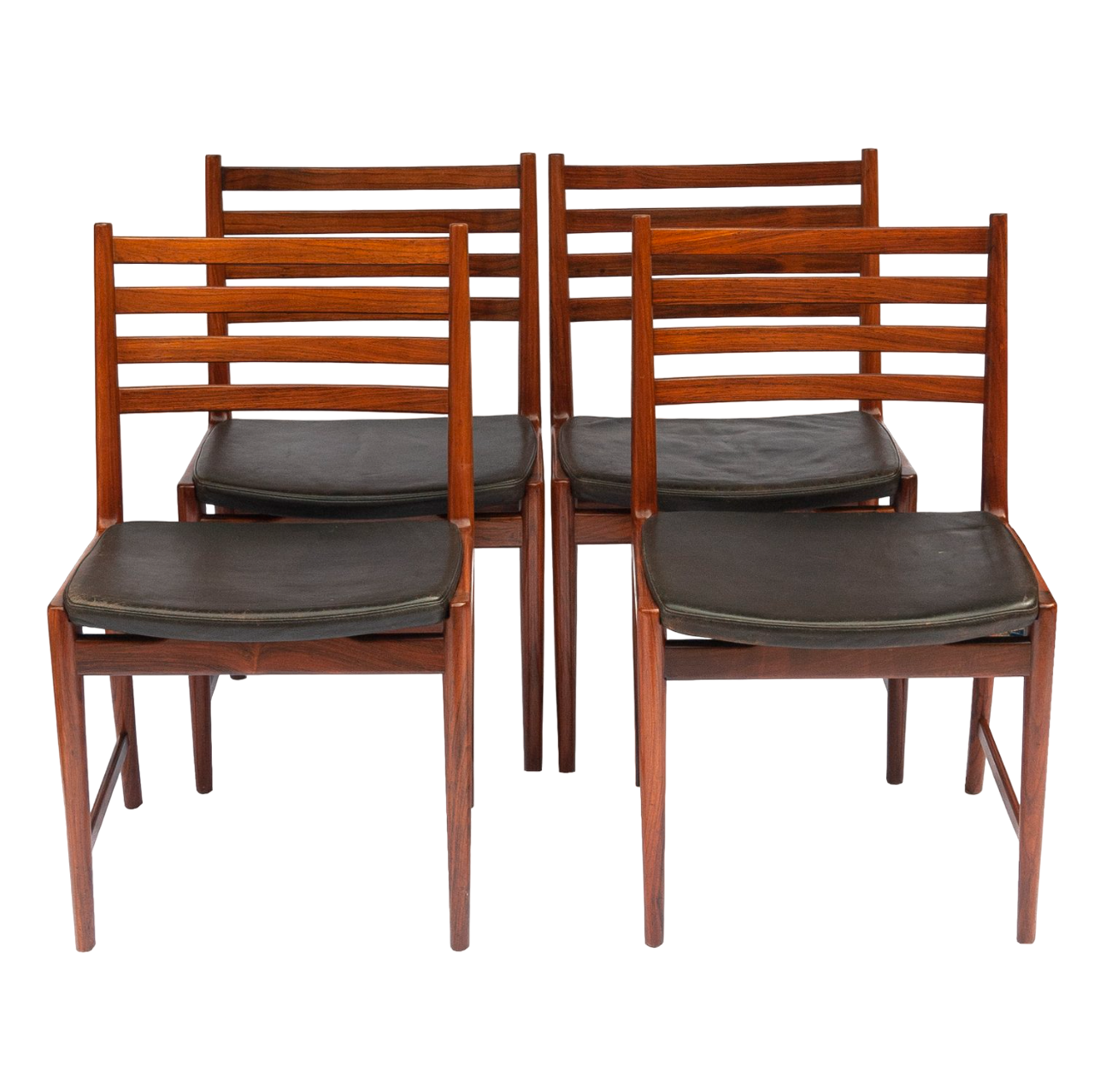 Rosewood Dining Chairs By Kai Lyngfeldt Larsen For Søren Willadsen, 1960s, Set Of 4