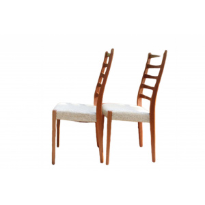 Swedish ladder back dining chairs by Svegards Of Markaryd