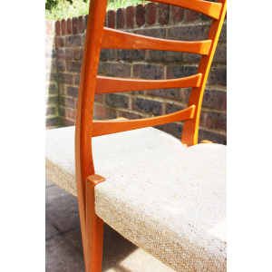 Swedish ladder back dining chairs by Svegards Of Markaryd