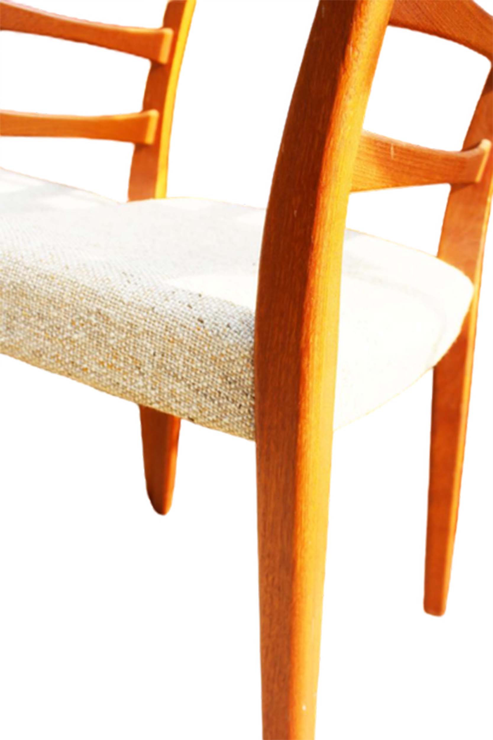 Swedish ladder back dining chairs by Svegards Of Markaryd