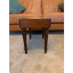 Victorian Satinwood Bidet Coffee Table With Hidden Storage