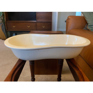 Victorian Satinwood Bidet Coffee Table With Hidden Storage