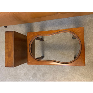 Victorian Satinwood Bidet Coffee Table With Hidden Storage