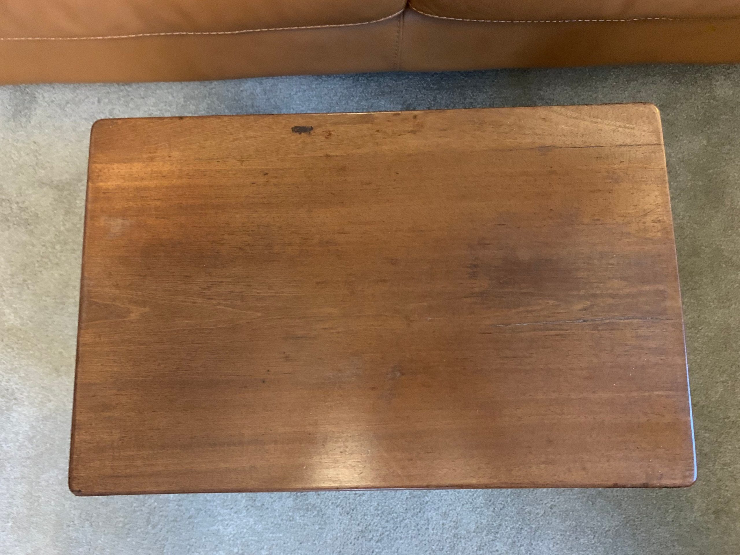 Victorian Satinwood Bidet Coffee Table With Hidden Storage