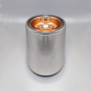 1960s Ice Bucket by Aldo Tura for Macabo. Made in Italy