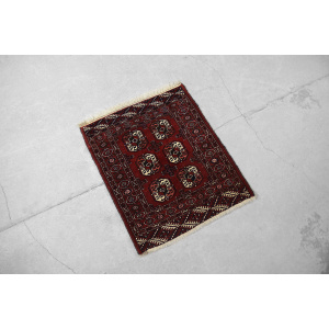 Vintage Oriental Afghan Rug in Hand-Woven Wool, 1970s