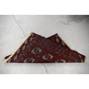 Vintage Oriental Afghan Rug in Hand-Woven Wool, 1970s