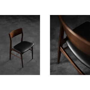 Vintage Mid-Century Scandinavian Modern Dining Chairs in Beech and Rosewood, 1960s, Set of 4