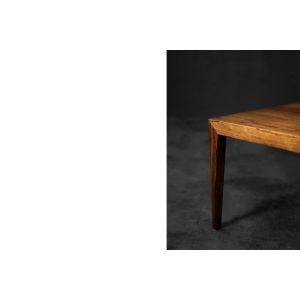 Vintage Mid-Century Scandinavian Modern Rosewood Coffee Table by Severin Hansen for Haslev Møbelfabrik, 1960s