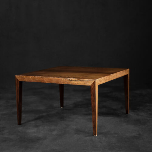 Vintage Mid-Century Scandinavian Modern Rosewood Coffee Table by Severin Hansen for Haslev Møbelfabrik, 1960s