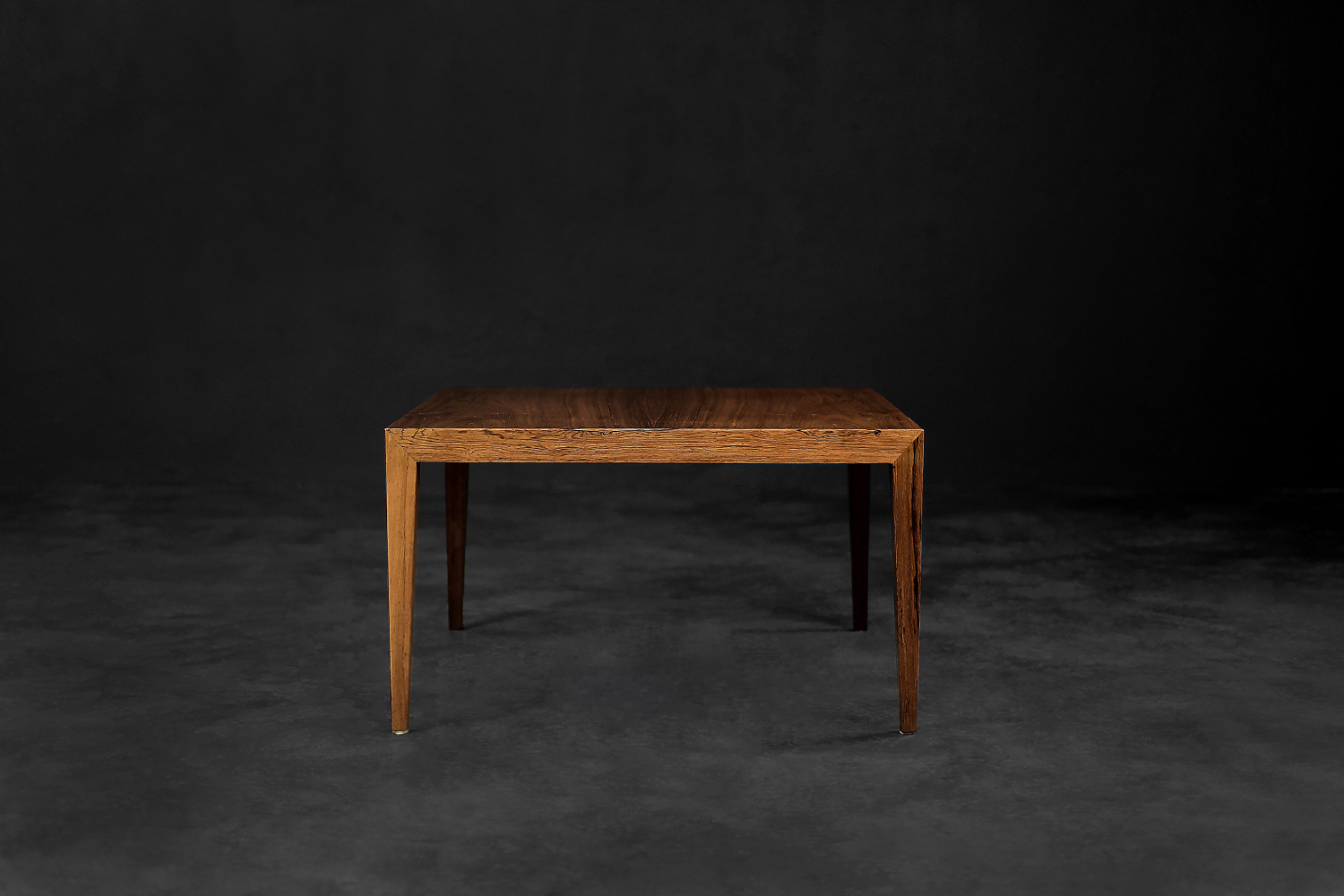 Vintage Mid-Century Scandinavian Modern Rosewood Coffee Table by Severin Hansen for Haslev Møbelfabrik, 1960s