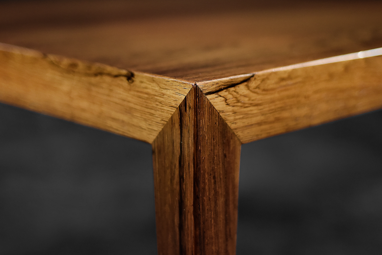Vintage Mid-Century Scandinavian Modern Rosewood Coffee Table by Severin Hansen for Haslev Møbelfabrik, 1960s