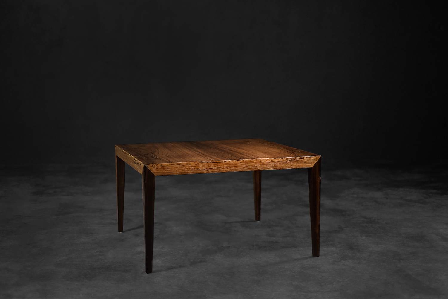 Vintage Mid-Century Scandinavian Modern Rosewood Coffee Table by Severin Hansen for Haslev Møbelfabrik, 1960s