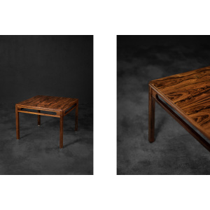 Vintage Mid-Century Scandinavian Modern Low Rosewood Coffee Table by Rasmus Solberg for S Møbler, 1960s