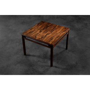 Vintage Mid-Century Scandinavian Modern Low Rosewood Coffee Table by Rasmus Solberg for S Møbler, 1960s