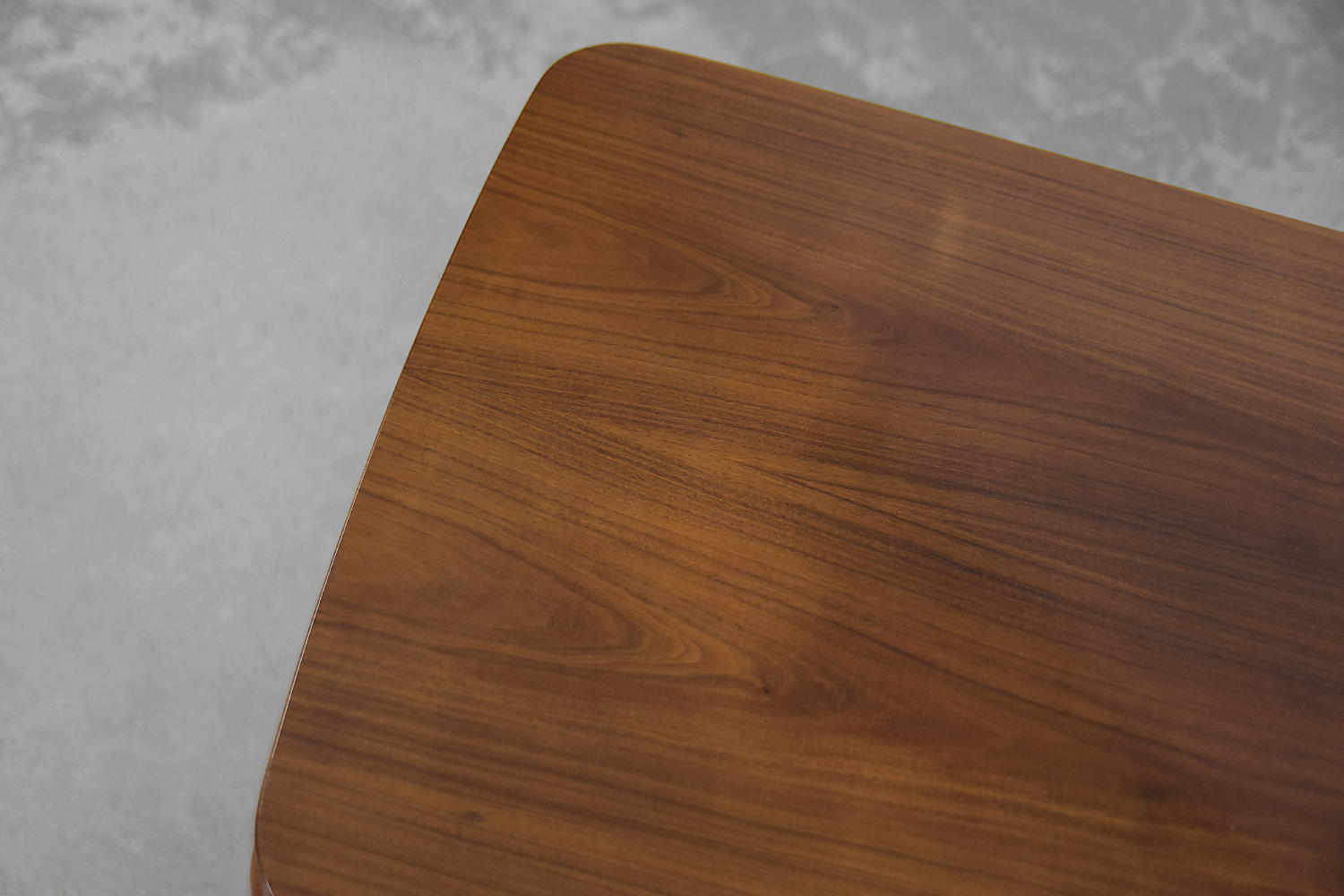 Vintage Mid-Century Scandinavian Modern Cherry Wood Low Coffee Table, 1950s